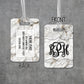 Personalized Marble Luggage Tag - LT0004 | S'Berry Boutique