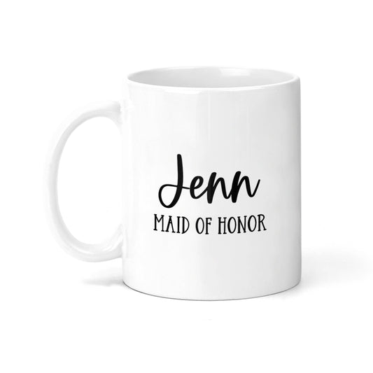 Personalized Maid of Honor Coffee Mug - M0532 | S'Berry Boutique