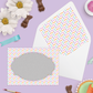 Easter Pregnancy Announcement | Scratch Card | Pastel Chevron Design | With Envelope | Personalized | S'Berry Boutique