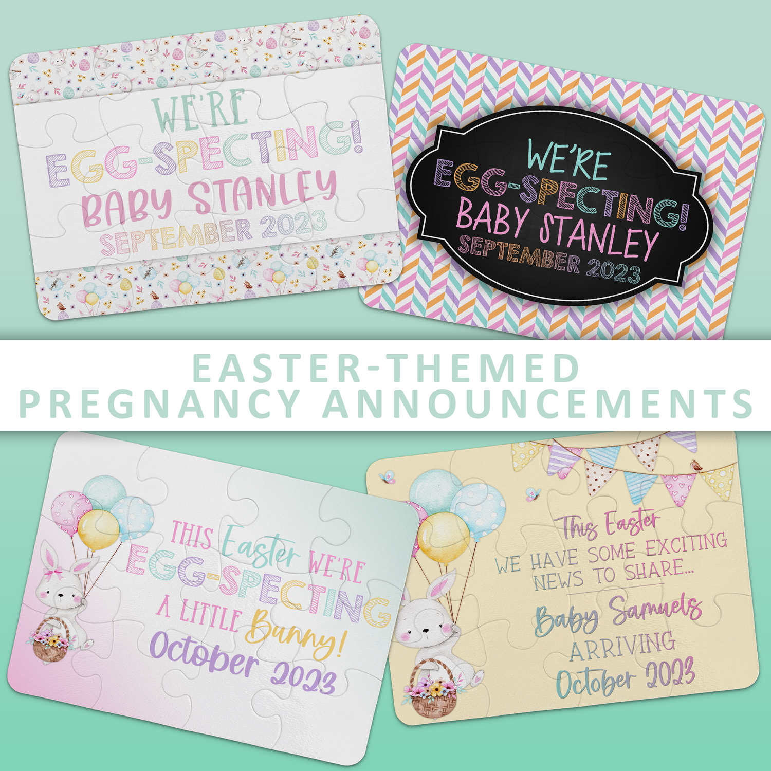 Easter-Themed Pregnancy Announcements