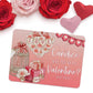 Will You Be My Valentine | Jigsaw Puzzle | Love Banner With Flowers | Personalized | S'Berry Boutique