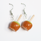 Caramel Apple Earrings | Green | Miniature Food Jewelry | S'Berry Boutique