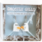 Cute Ghost With Dead Fish In Fishbowl Earrings | Halloween Jewelry | S'Berry Boutique