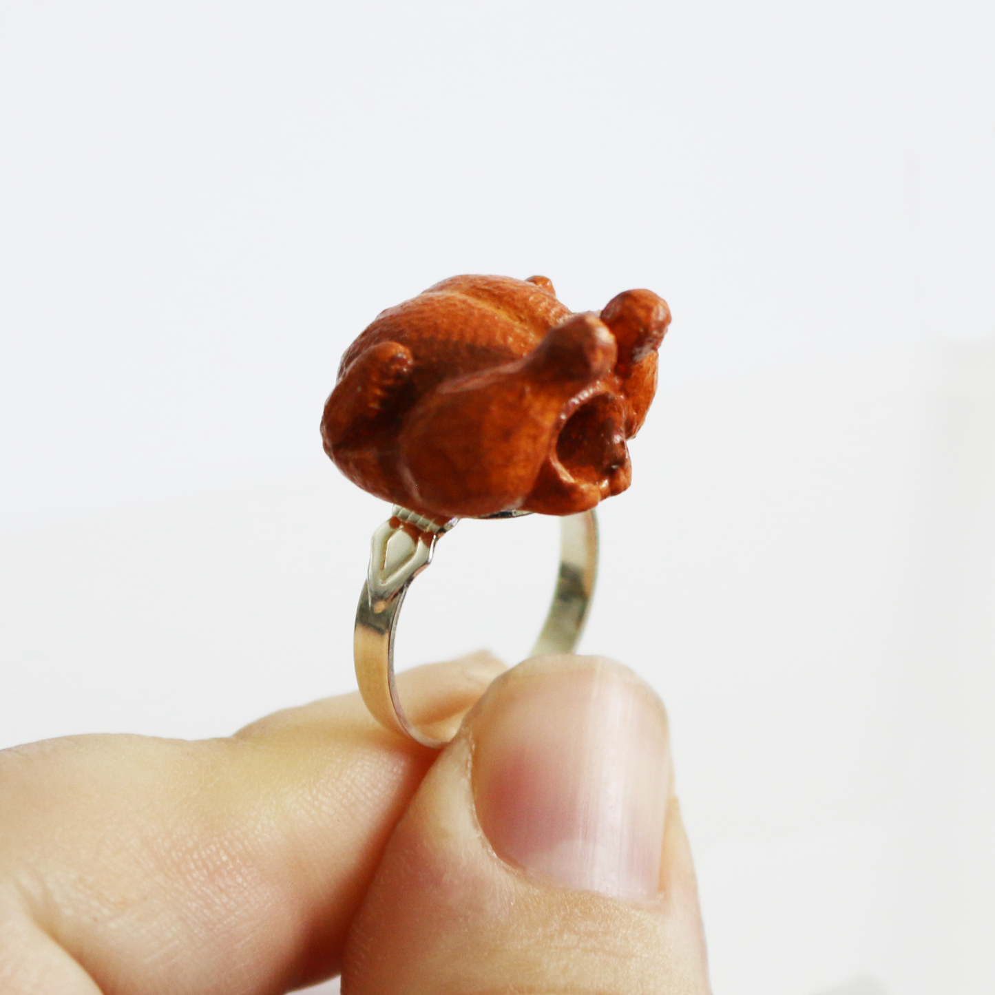 Turkey Ring | Miniature Food Jewelry | S'Berry Boutique