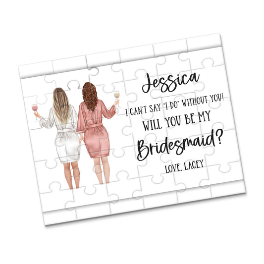  Personalized Bridesmaid Proposal Puzzle. Custom Will You Be My Bridesmaid  Gift. Ask Bridesmaid with a Funny Proposal (Dusty Blue and Pink Best  Friends) : Home & Kitchen