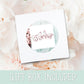 Personalized Floral Tote Bag, Cosmetic Bag & Compact Mirror Gift Set - GS0006 | S'Berry Boutique