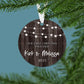 Our First Christmas Together Ornament | 2023 | Multiple Colors | Faux Wood | Personalized
