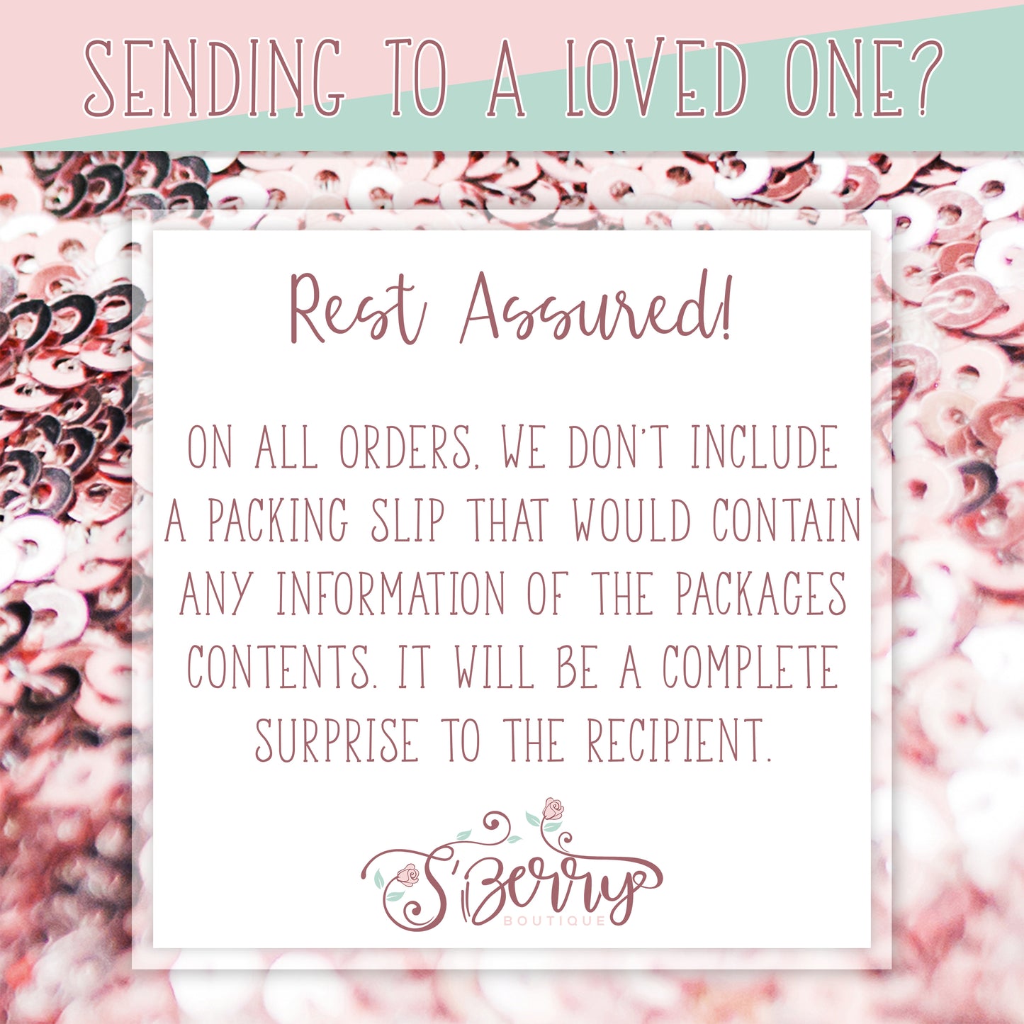 Sending To A Loved One - S'Berry Boutique, LLC