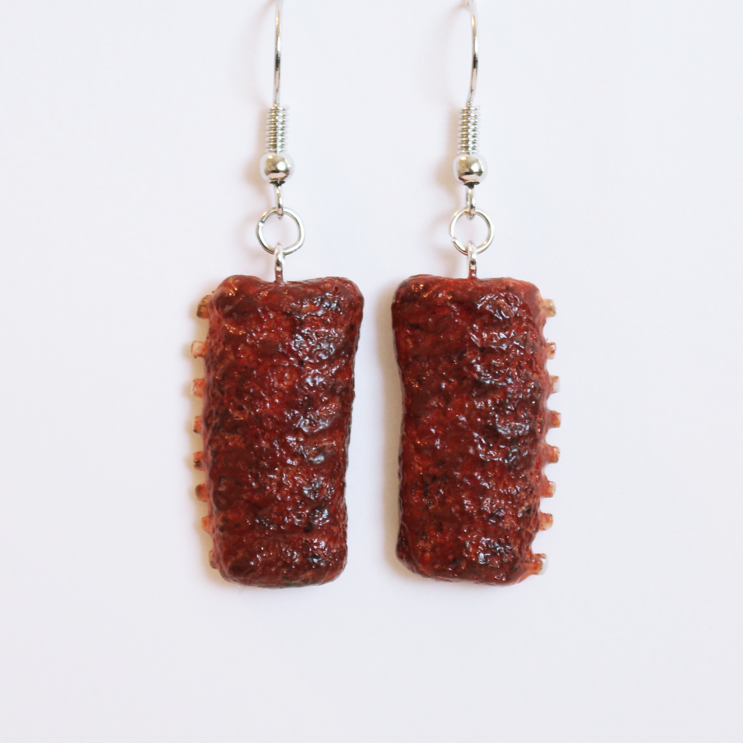 Rack of Ribs Earrings | Miniature Food Jewelry | For Any BBQ, Grill, or Smoke Enthusiast | S'Berry Boutique