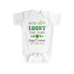 Personalized St. Patrick's-Themed Pregnancy Announcement Baby Bodysuit - BO0012