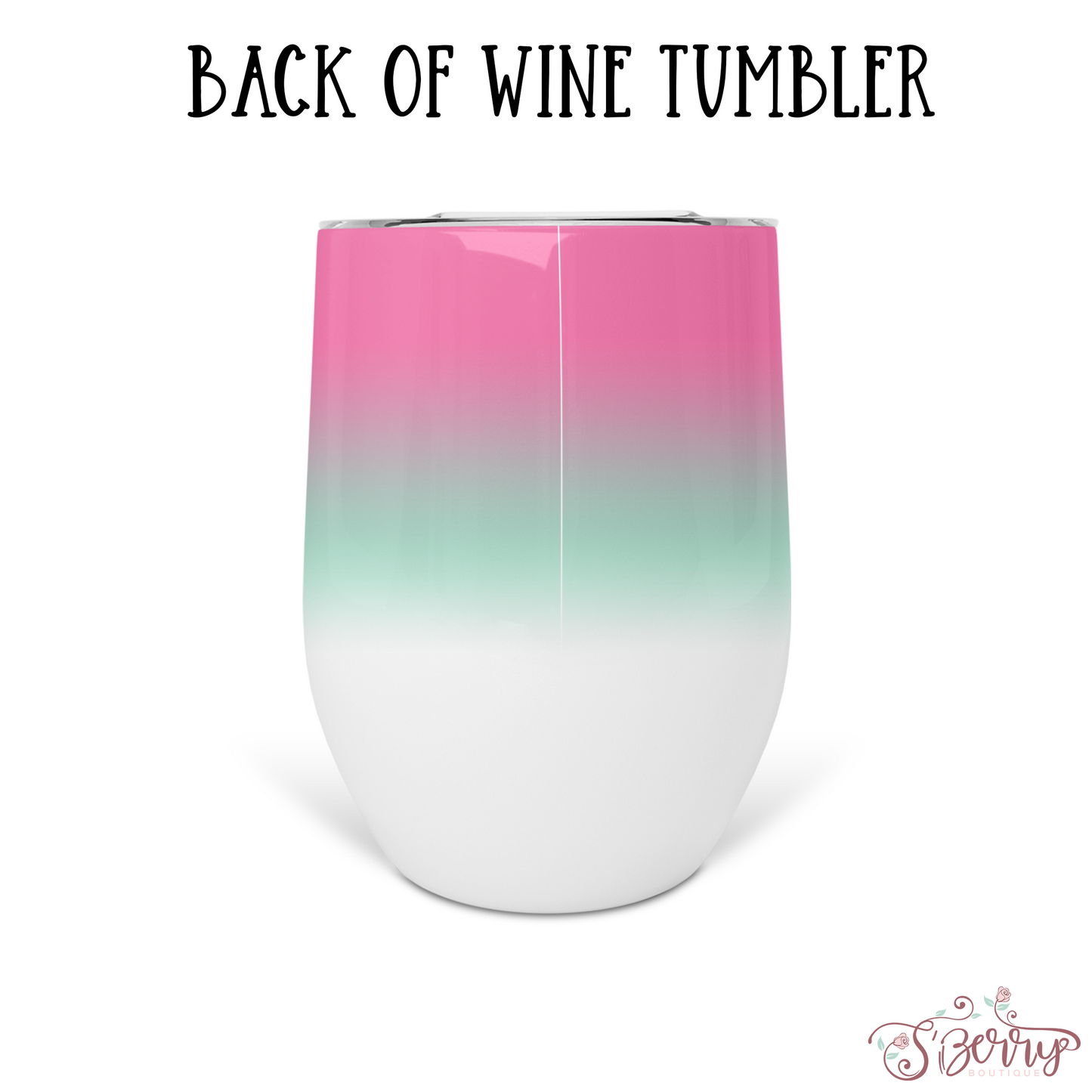 Personalized Summer Pool Party Wine Tumbler - WT0016 | S'Berry Boutique