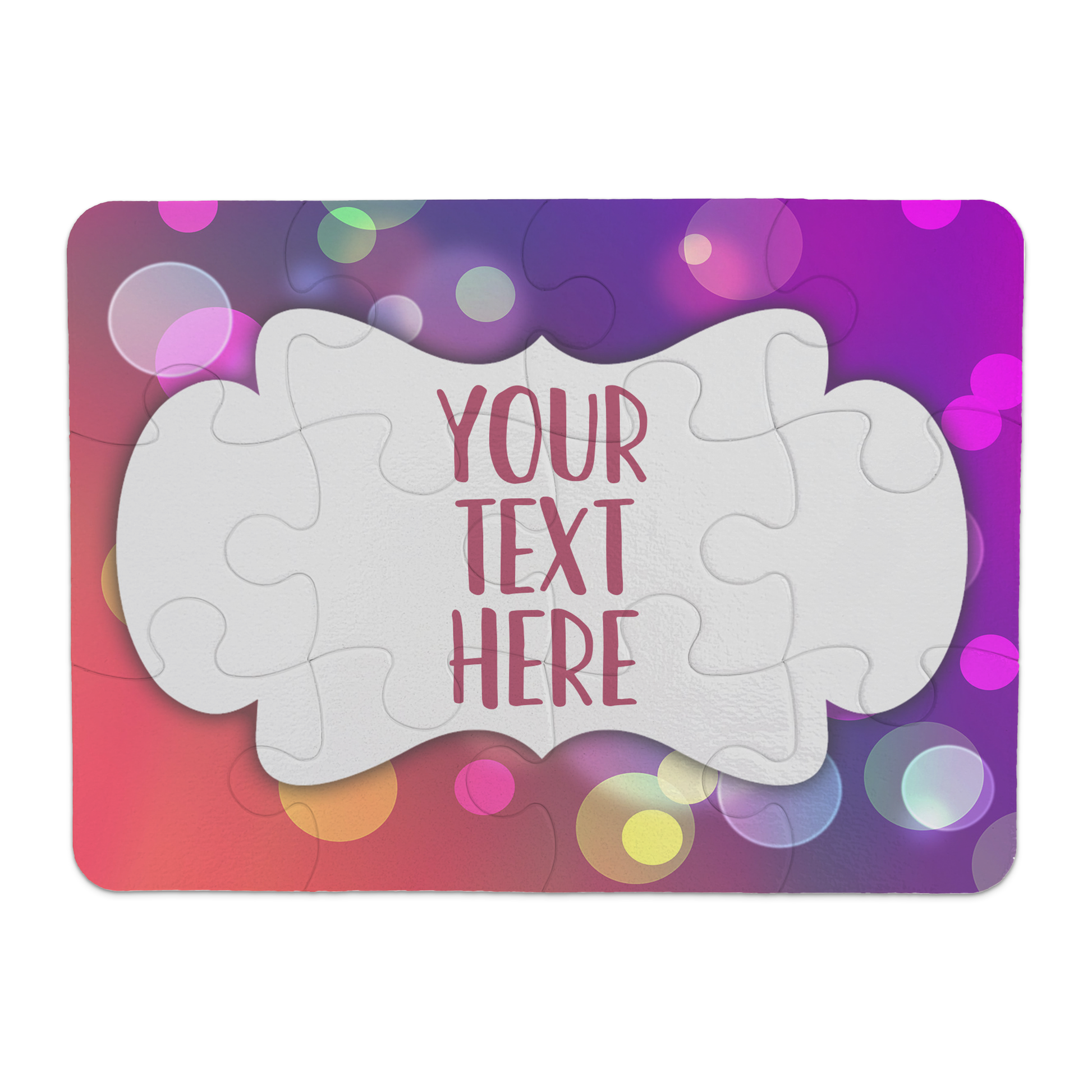 Create Your Own Puzzle - Bokeh Design - CYOP0164