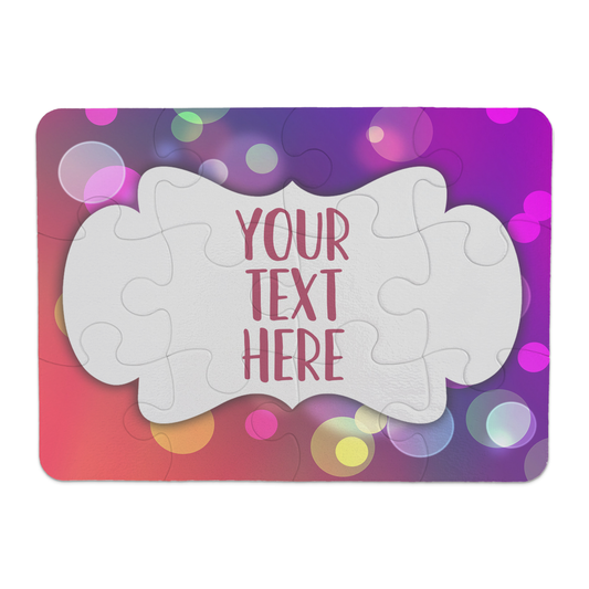 Create Your Own Puzzle - Bokeh Design - CYOP0164 | S'Berry Boutique