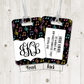Personalized Musical Notes Luggage Tag - LT0006