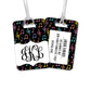 Personalized Musical Notes Luggage Tag - LT0006