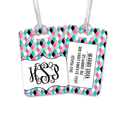 Personalized Monogram Luggage Tag - LT0007 | S'Berry Boutique