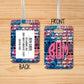 Personalized Tribal Galaxy Luggage Tag - LT0009 | S'Berry Boutique