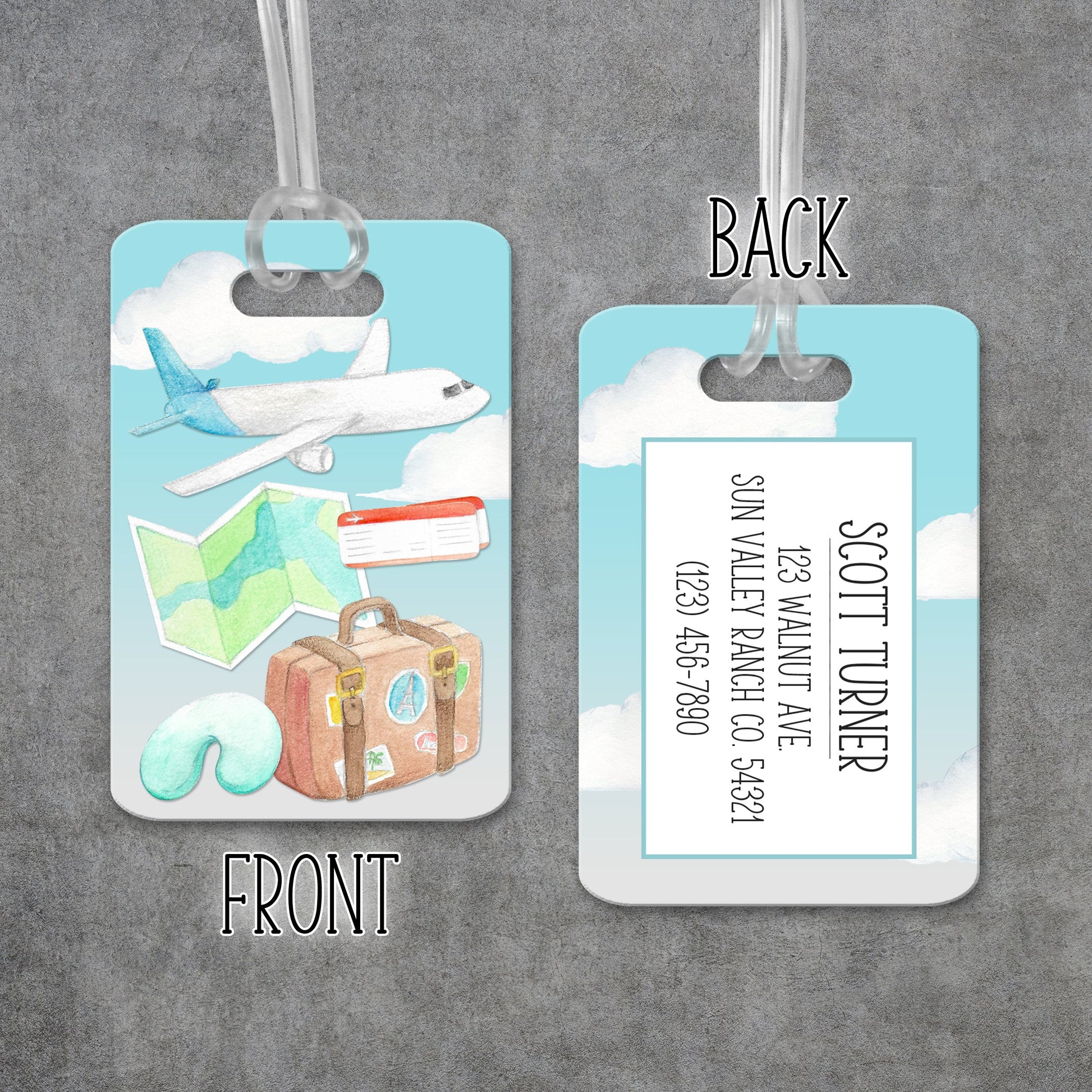 Personalized Travel Luggage Tag - LT0024