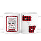 Long Distance Red Buffalo Plaid Mug - M0496 | S'Berry Boutique