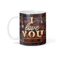 Personalized I love you Coffee Mug - M0505 | S'Berry Boutique