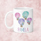 Personalized Hot Air Balloon Coffee Mug - M0510