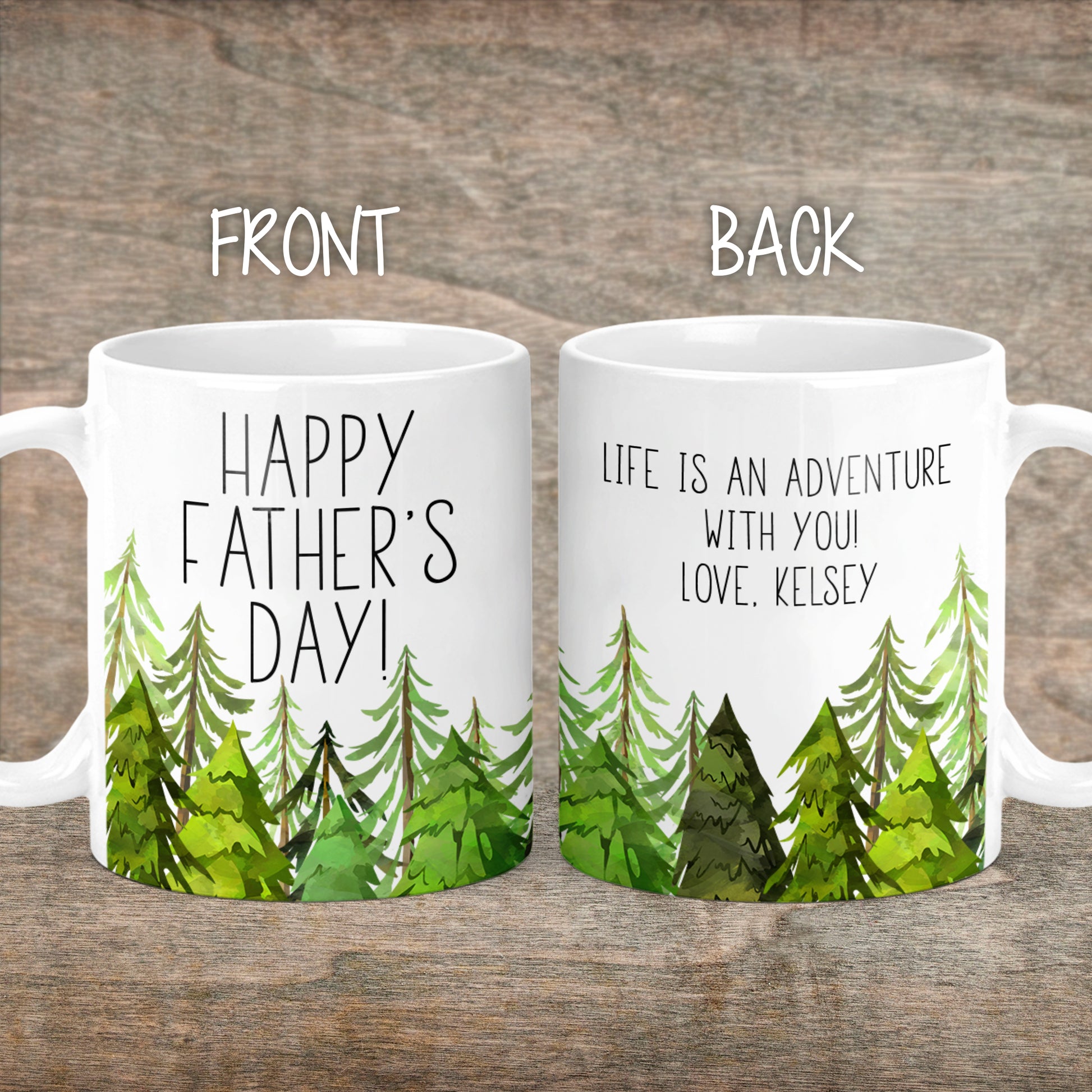 Personalized Happy Father's Day Coffee Mug - M0515