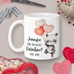 Personalized Be My Valentine Mug - Panda With Heart Balloons - M0602