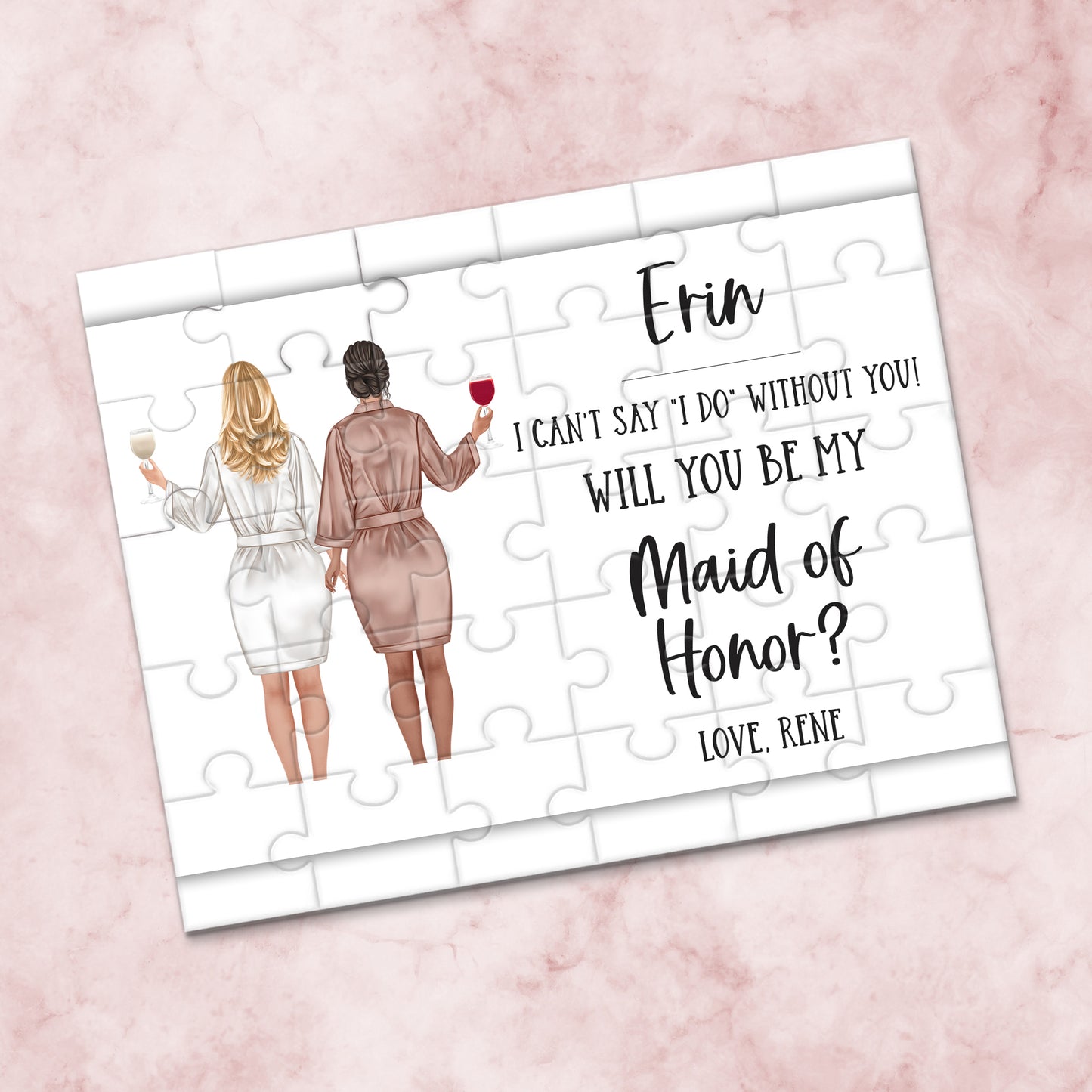 Personalized Asking Maid of Honor Puzzle - P2366 | S'Berry Boutique