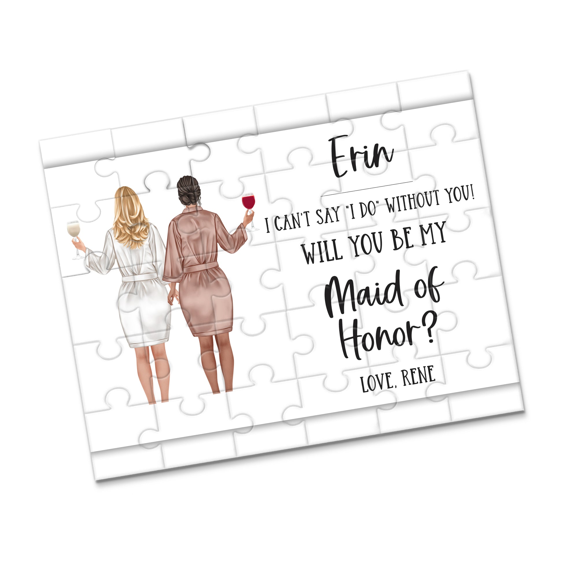 Personalized Asking Maid of Honor Puzzle - P2366 | S'Berry Boutique