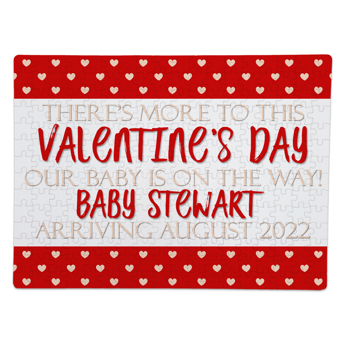 Valentine's Day Pregnancy Announcement Puzzle - P2133 | S'Berry Boutique