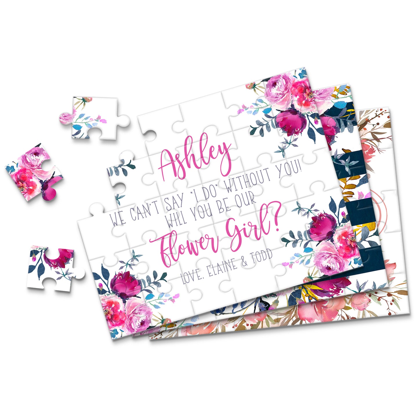 Personalized Asking Flower Girl Puzzle - P2239 - P2271 | S'Berry Boutique