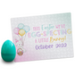 Custom Easter Pregnancy Announcement | Jigsaw Puzzle | Bunny With Balloons Design | With Plastic Egg