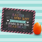 Easter Pregnancy Announcement | Jigsaw Puzzle | Pink Stripes Design | With Plastic Egg | Personalized | S'Berry Boutique