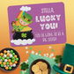 Personalized St. Patrick's Day Big Sister Pregnancy Announcement Puzzle - Purple - P2444