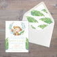 Personalized Jungle Animal Baby Shower Invitation - PI0011 | S'Berry Boutique