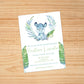 Personalized Jungle Animal Baby Shower Invitation - PI0012