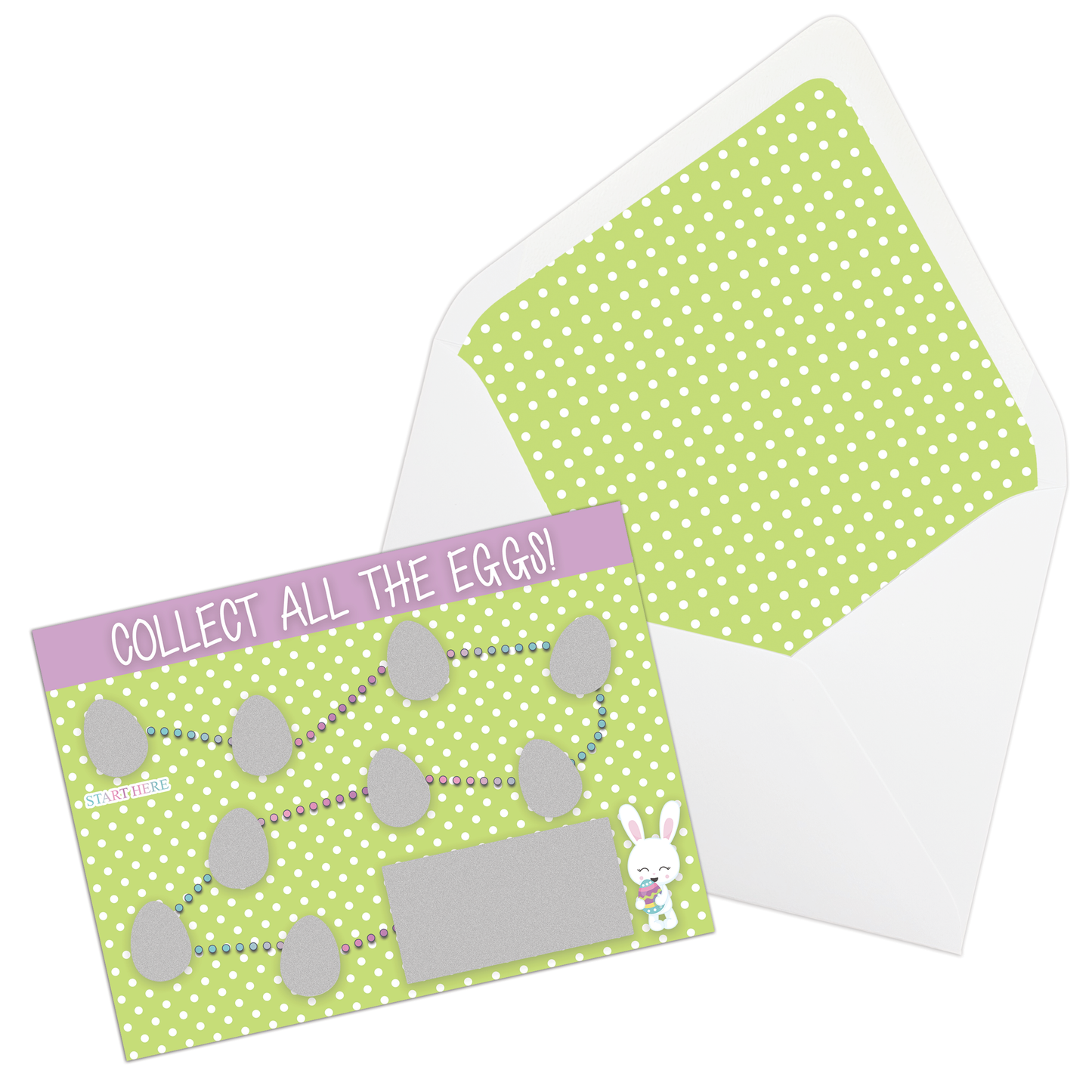 Easter Pregnancy Announcement Scratch Off Card - SCA0024