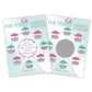 Carnival Themed Pregnancy Announcement Scratch Off Card - SCA0030