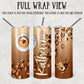 Personalized Coffee Lover Skinny Tumbler With Straw - ST0014